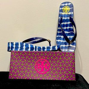 Tory Burch platform flip flops